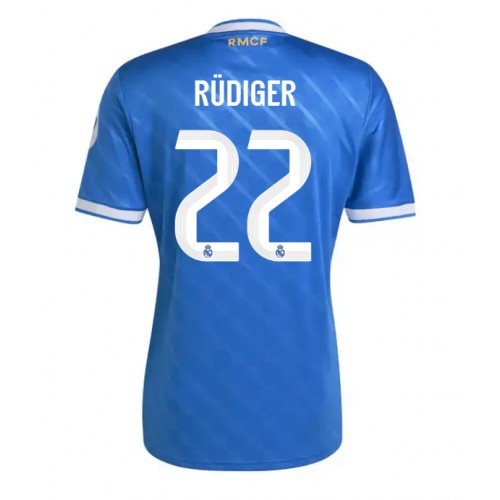 Real Madrid Antonio Rudiger #22 Tredje Tröja 2025-26 Kortärmad Real Madrid Antonio Rudiger #22 Tredje Tröja 2025-26 Kortärmad